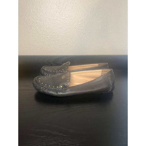 Coach McKenna Driver Leather Loafer Shoes Black Size 8.5 - Picture 7 of 12